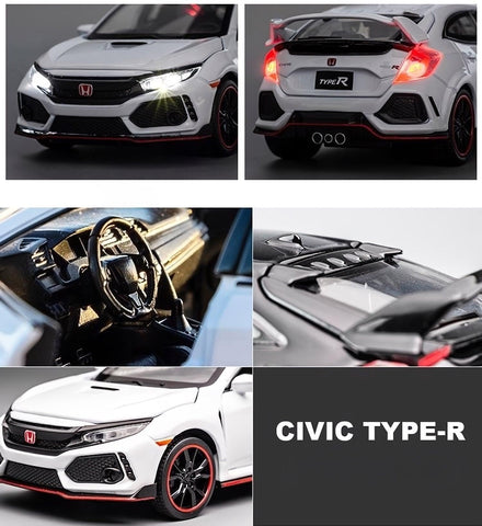 1:32 Scale Honda Civic TYPE R Alloy Die-Cast Model Car - PANSEKtoy
