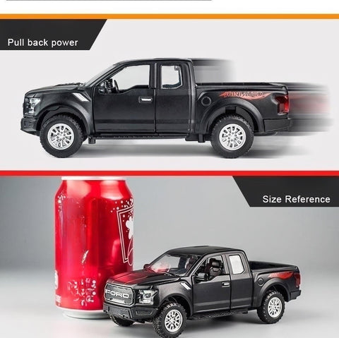 1:32 Scale Ford Raptor F150 Pick-Up Alloy Die-Cast Model Car - PANSEKtoy