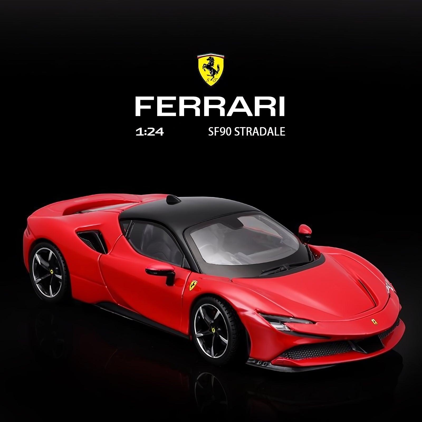 1:24 Scale Die-Cast Alloy Model Car Ferrari SF90 Genuine authorization - PANSEKtoy