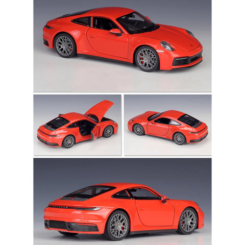 1:24 Scale Porsche Carrera 4S Alloy Die-Cast Model Car Genuine authorization - PANSEKtoy