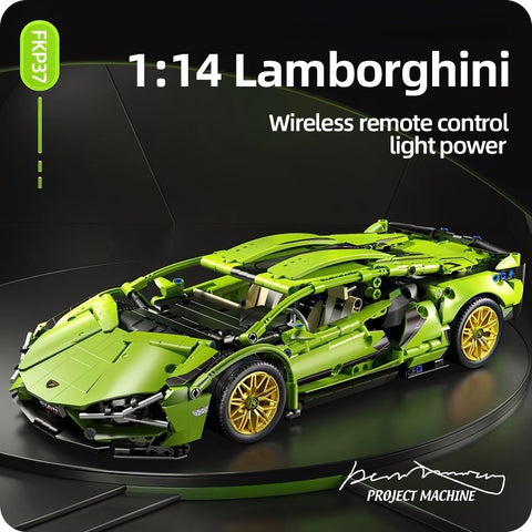 1280 Pcs Lamborghini Sian Technic Building Blocks Set - PANSEKtoy