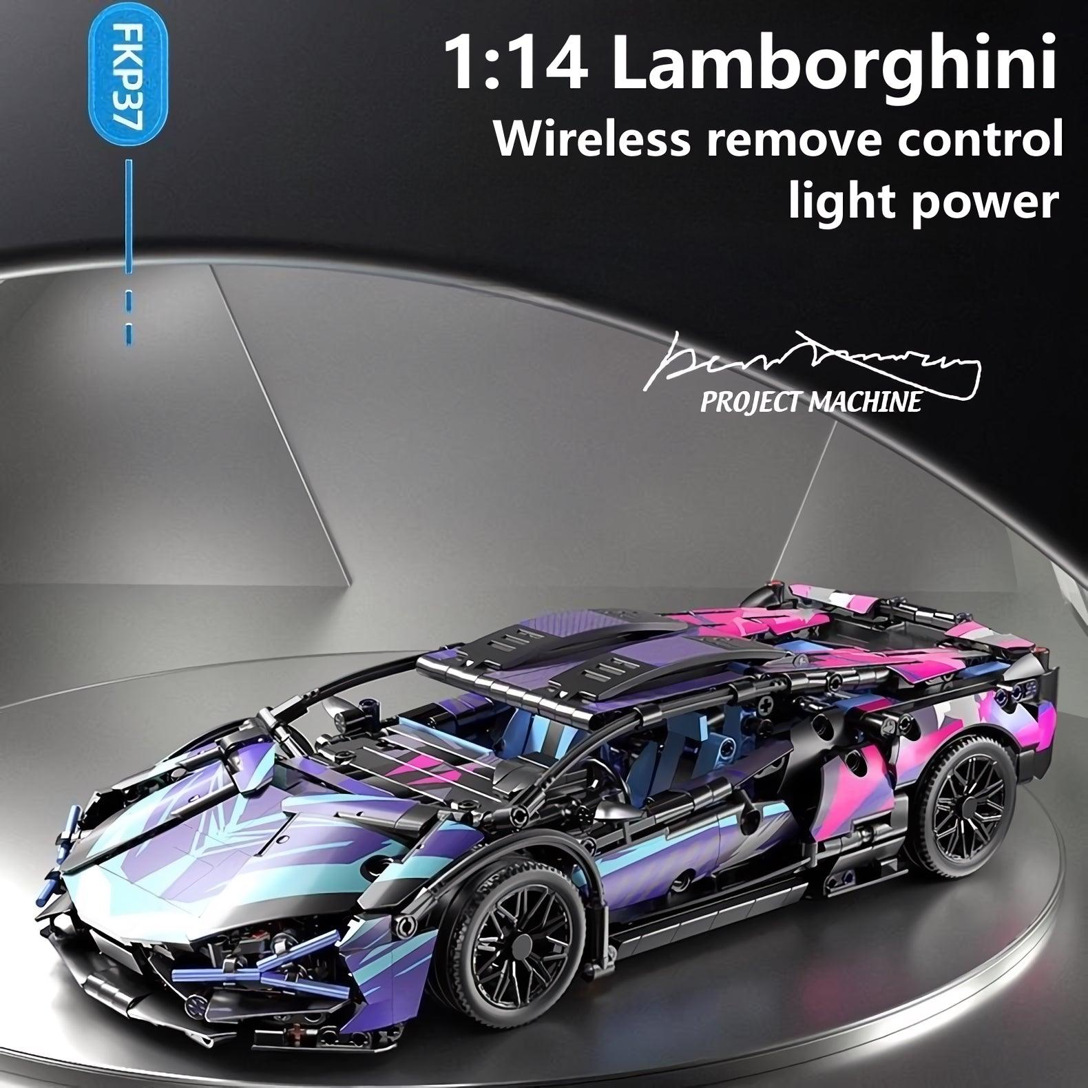 1280 Pcs Lamborghini Sian Technic Building Blocks Set - PANSEKtoy