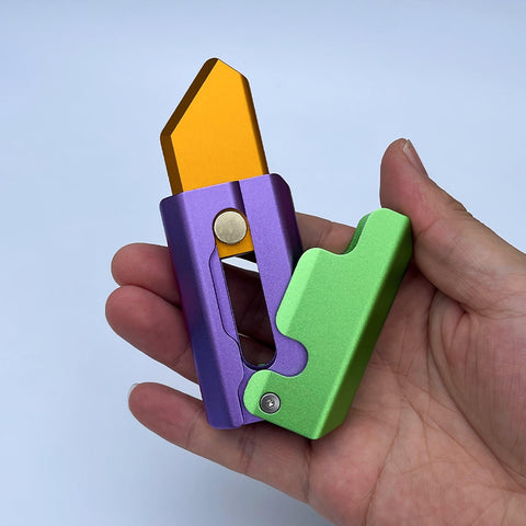 Carrot Knife 2.0 3D Alloy Gravity Knife Fidget Toy - PANSEKtoy