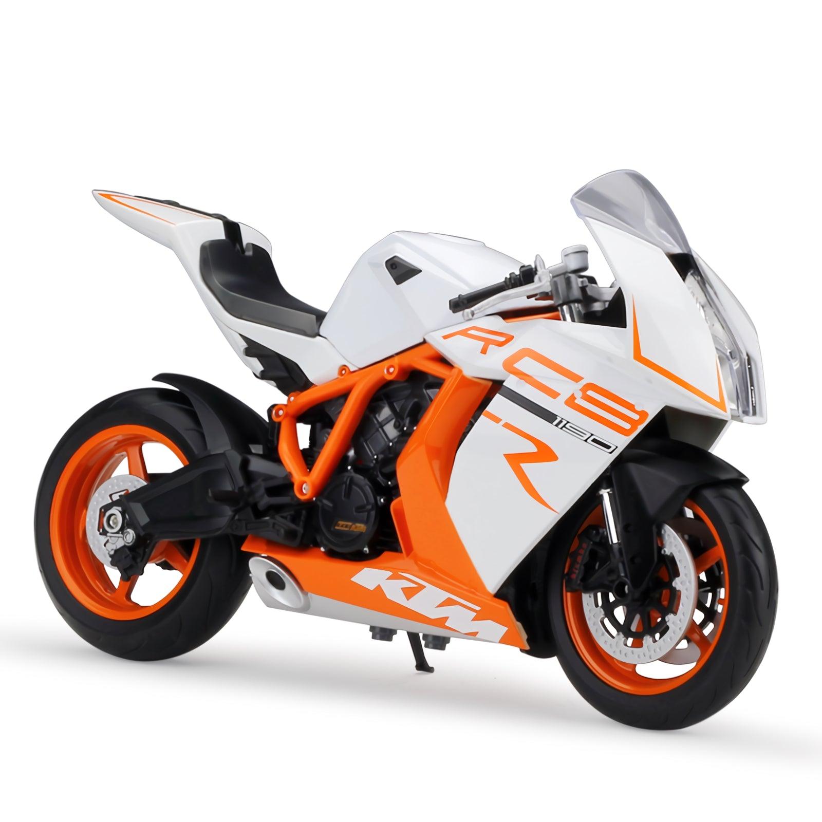 1:10 Scale KTM RC8 R Die-Cast Model Motorcycle - PANSEKtoy