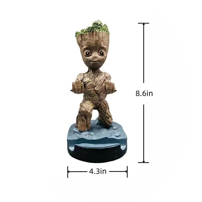 3.7in. Mini Baby Groot Figurine Statue Figure Guardians of the Galaxy Car  Toy