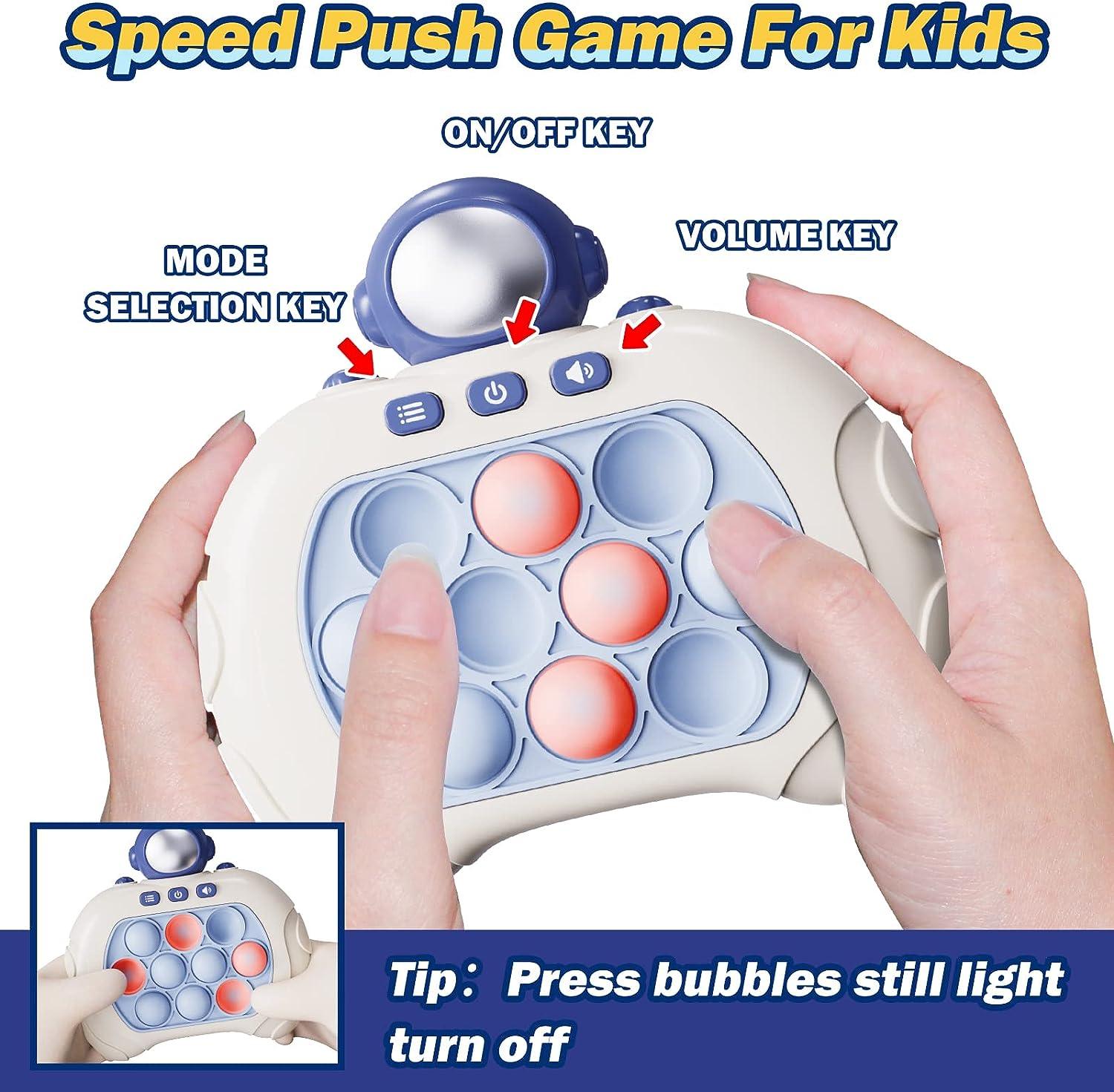 Handheld Game Push Light-Up Pop It Game Stress Relief Puzzle Game Machine - PANSEKtoy