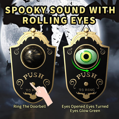 Halloween Thrills with the Eye-Popping Doorbell Prank Toy Decoration - PANSEKtoy