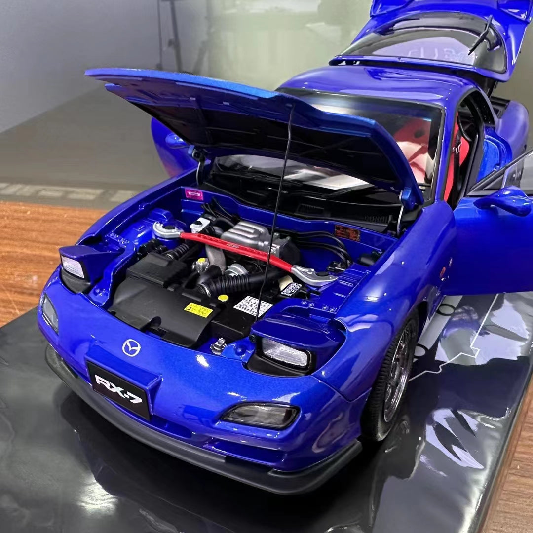  HOPEYS Modelo de coche a escala 1:18 para Mazda RX7