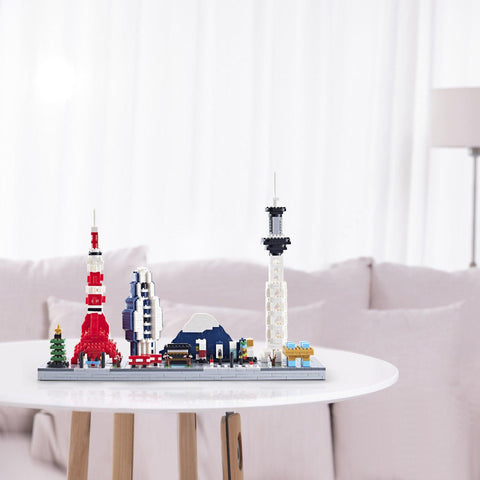 1880 Pcs Tokyo Skyline Building Blocks Toy Collector's Edition - Enhance Focus, Divert Attention, and Relieve Anxiety - PANSEKtoy