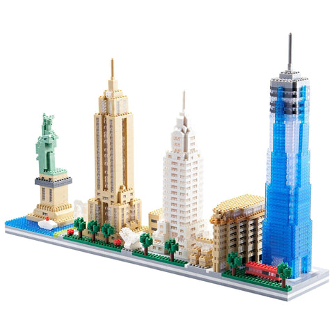 3452 Pcs New York Skyline Collector's Edition Building Blocks Toy - Elevate Focus, Divert Attention, and Foster Parent-Child Bonding - PANSEKtoy