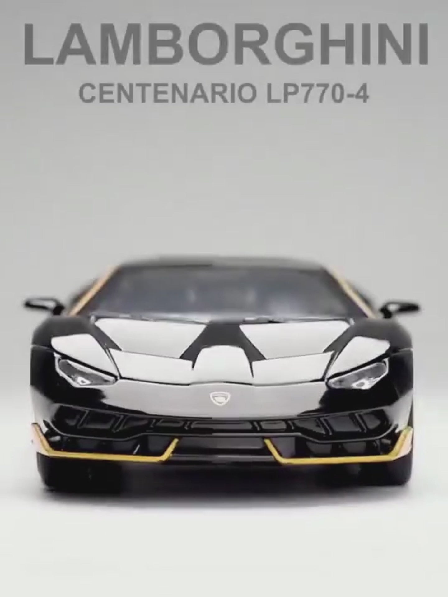 1:32 méretarányú lenyűgöző Lamborghini Centenario LP770 könnyűfém autómodell 