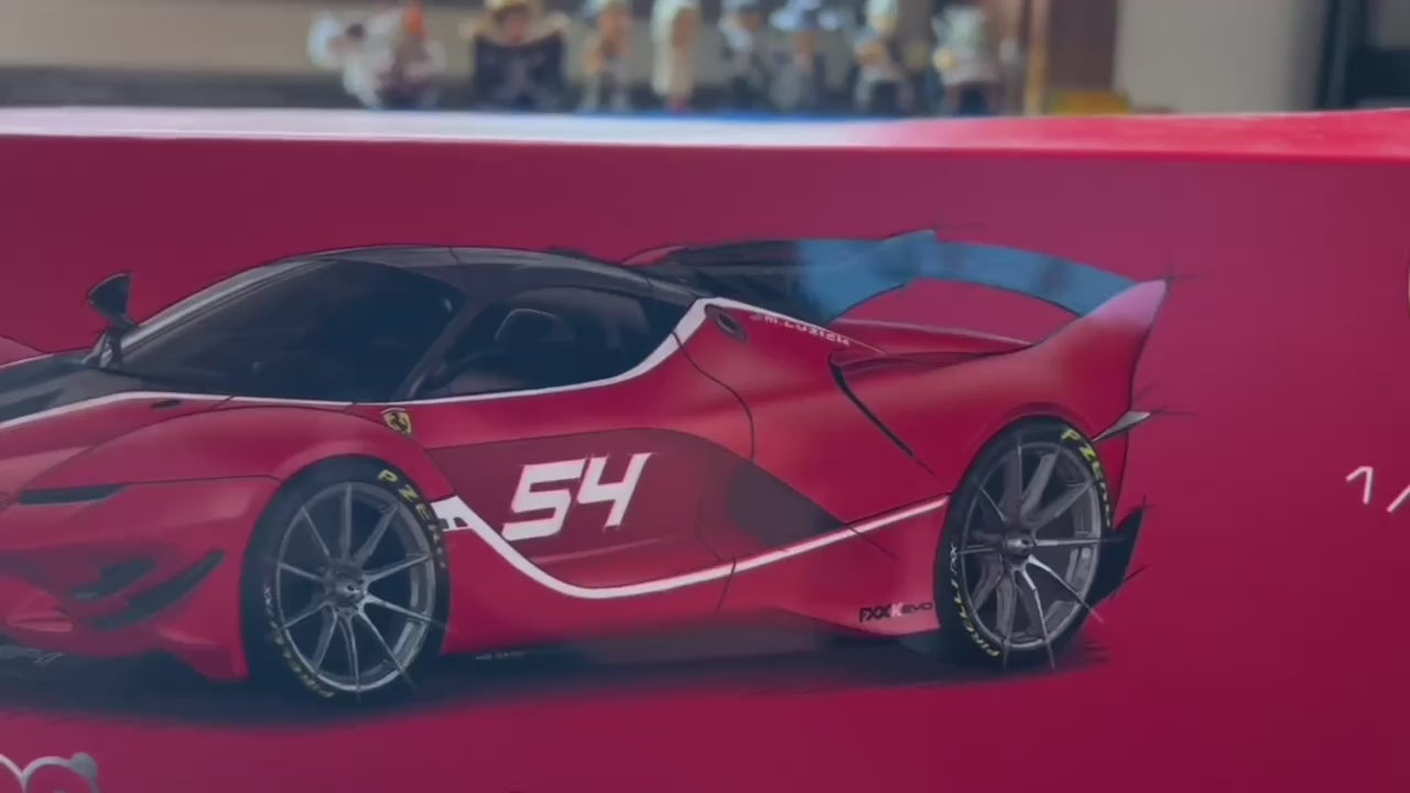 Ferrari FxxK im Maßstab 1:18, echtes autorisiertes Modellauto aus Legierung aus Druckguss 