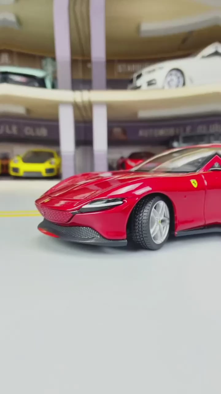 1:24 Scale Die-Cast Alloy Model Car Genuine authorization Ferrari Roma