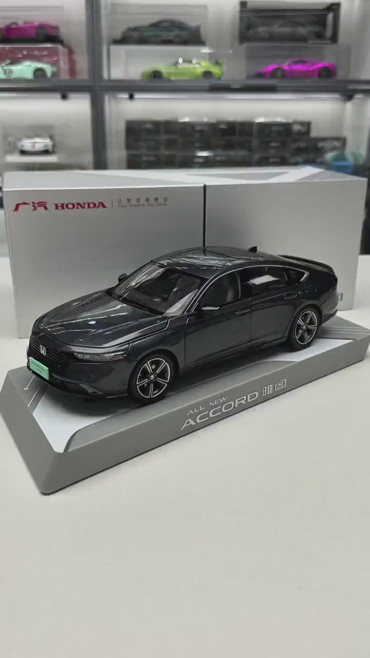 1:18 méretarányú Honda Accord 2018,2022,2023 Exquisite öntött modellautó